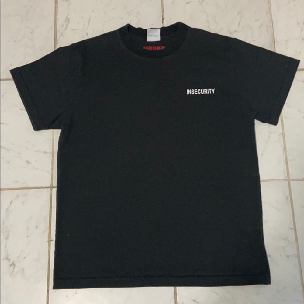 Vetements Unisex Insecurity Tee